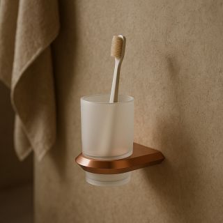 Стакан для ванной комнаты Knotlor SC103RB, бронза