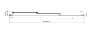 Шторка на ванну Ravak Supernova AVDP3-170 40VV0U02Z1 Transparent профиль сатин