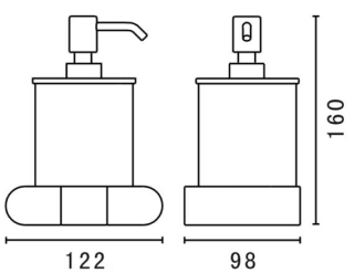 Диспенсер Art&Max Platino AM-E-3998-MB чёрный