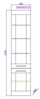 Пенал Aqwella Манчестер MAN.0535
