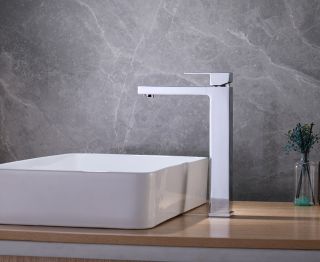 Смеситель для накладной раковины ABBER Daheim хром AF8211