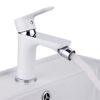 Смеситель для биде Gappo G5048 белый/хром