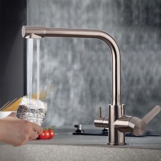 Смеситель для кухни Gappo G4399-1 под фильтр сатин