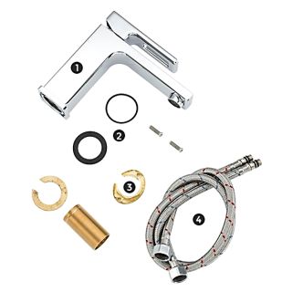 Смеситель для раковины Gappo Futura G1018-1 хром