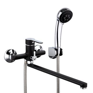 Смеситель для ванны и душа Frap F2242 черный