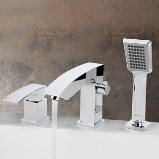 Смеситель на борт ванны Gappo G1107 хром