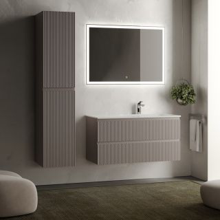 Подвесная тумба под раковину Sancos Snob R SNR100RSM правая 100см Doha Soft