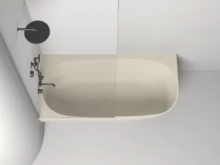 Ванна из искусственного камня Salini Sofia Corner L S-Sense 102515GRF 170x85см RAL полностью