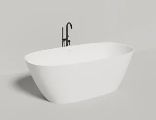 Ванна из искусственного камня Salini Sofia S-Stone 102529MRF 185x90см RAL полностью