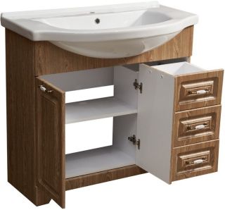 Тумба под раковину Stella Polar Кармела 90см карпатская ель SP-00000180