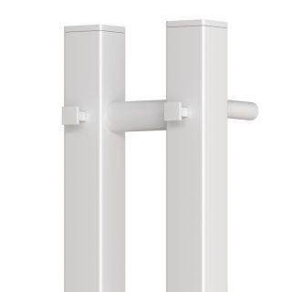 Полотенцесушитель электрический APEXTERMO Sirius SR10111WM 1100x80 с крючками белый матовый