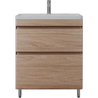 Напольная тумба под раковину Style Line Атлантика Люкс Plus СС-00002344 70см ясень перламутр