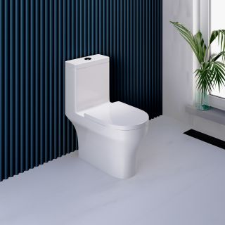 Унитаз напольный RGW SW-05 67420105-01 безободковый белый