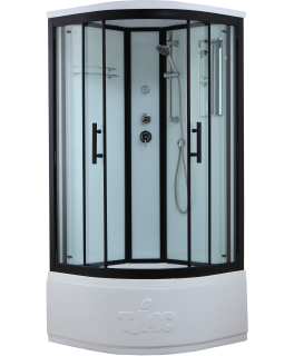 Timo Standart T-6690 B Black душевая кабина (90*90*220)