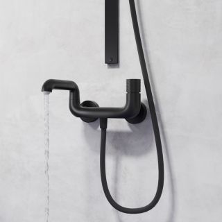 Смеситель для ванны IDDIS Twist Push Control TWIBLBTi02WA чёрный матовый