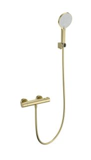 Смеситель для душа Wonzon & Woghand INN 3 WW-B2012-A-BG с термостатом брашированное золото