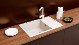 Смеситель для кухни Ulgran Classic Ulgran 022(341) ультра-белый