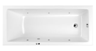 Гидромассажная ванна Whitecross Wave 0101.160070.100.SOFT.CR 160x70см Soft хром