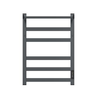 Полотенцесушитель электрический APEXTERMO Terra TR11164GF 600x400 с крючками и полкой графит металлик