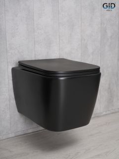 Унитаз подвесной Gid Tr2140Bm 62255Y черный матовый 51x35x37.5