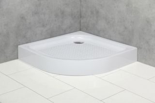 Душевой акриловый поддон 90см, белый BelBagno TRAY-BB-R-90-550-15-W
