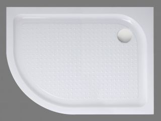 Душевой акриловый поддон 120x80см, левосторонний, белый BelBagno TRAY-BB-RH-120/80-550-15-W-L