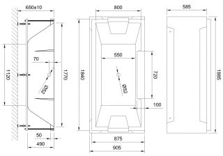 Гидромассажная ванна Royal Bath Triumph De Luxe 185x87см белый RB665102DL