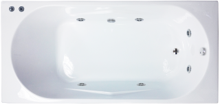 Гидромассажная ванна Royal Bath Tudor Standart 160x70см белый RB407702ST