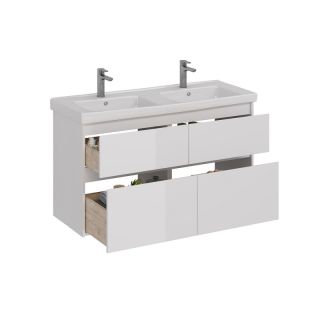 Тумба под раковину Lemark Combi LM03C125T 120 см белый глянец