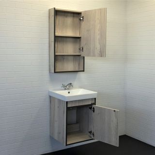 Тумба-умывальник Comforty Вена 45 см дуб дымчатый 00-00006653