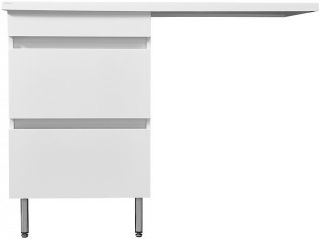 Тумба под раковину для стиральной машины Stella Polar Мадлен 130 белый SP-00000475