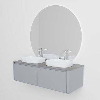 Тумба с раковиной Black&White Universe 9151400-2 Double 140 см бежевый