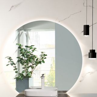 Зеркало с подсветкой Black&White Universe 915.MR0 130 см с кнопкой включения