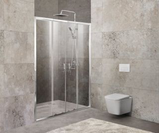 Душевая дверь, хром BelBagno UNIQUE-BF-2-170/200-P-Cr