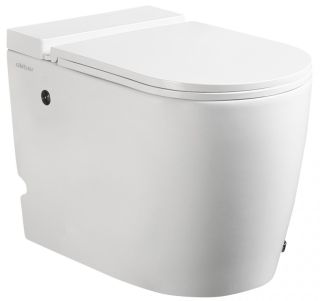 Приставной унитаз ABBER Bequem AC1114P с импульсным смывом белый