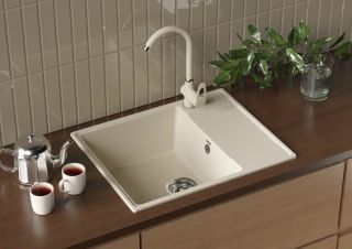 Кухонная мойка Ulgran Quartz Prima 605-10 песок