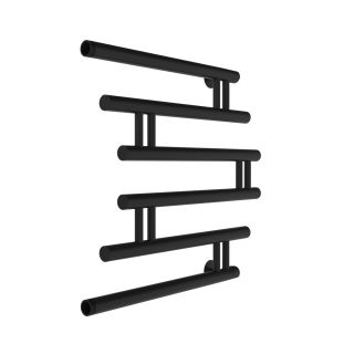 Полотенцесушитель водяной Indigo Zip FZW60-60BR 60x60 см чёрный муар