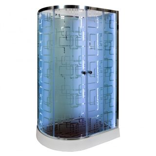 Душевая кабина Deto ЕМ1512 R с электрикой (эл.) 120х80х220 см