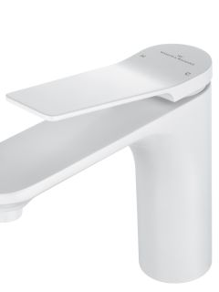 Смеситель для раковины Wonzon & Woghand WW-XH-010-MW белый матовый