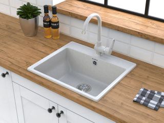 Мойка кухонная GranFest Песок Vertex V-580 пес