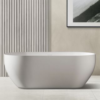 Ванна из искусственного камня ABBER Stein AS9613-1.7 170x75см белый матовый