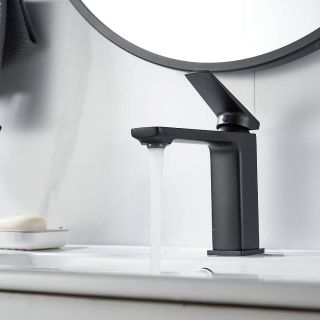 Смеситель для раковины Shevanik S8901H-1 чёрный