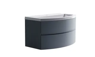 Тумба с раковиной Astra-Form Венеция 2.0 03100004ncss3005-r80b+04010022 80 см голубой матовый