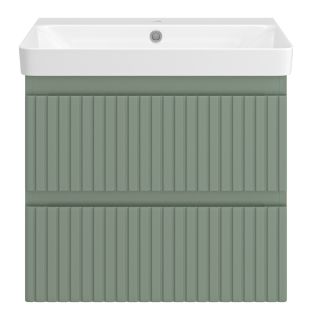 Подвесная тумба под раковину Brevita Victory VIC-09060-0802Я 60см зелёный