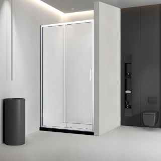 Душевая дверь Veconi Vianno VN-46, 1300x1950, хром, стекло прозрачное