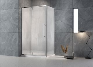 Душевой уголок Veconi Rovigo RV-034R, 1100х800х1950, хром, стекло дождь