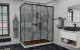 Душевой уголок AvaCan FB2 170-190 + SB100 чёрный