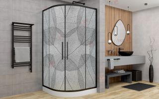 Душевой уголок AvaCan HB 80 MT 80x80 см чёрный