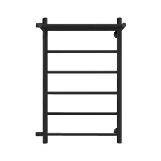 Полотенцесушитель водяной Indigo Line LLSHSW70-40BRL-б/п-60 подключение слева с полкой 70x40 см чёрный муар