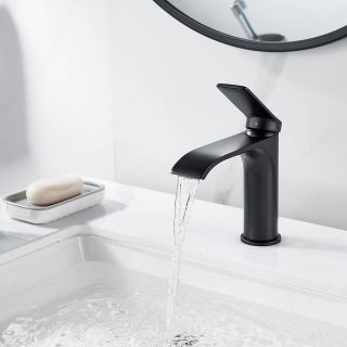 Смеситель для раковины Shevanik S4101H чёрный